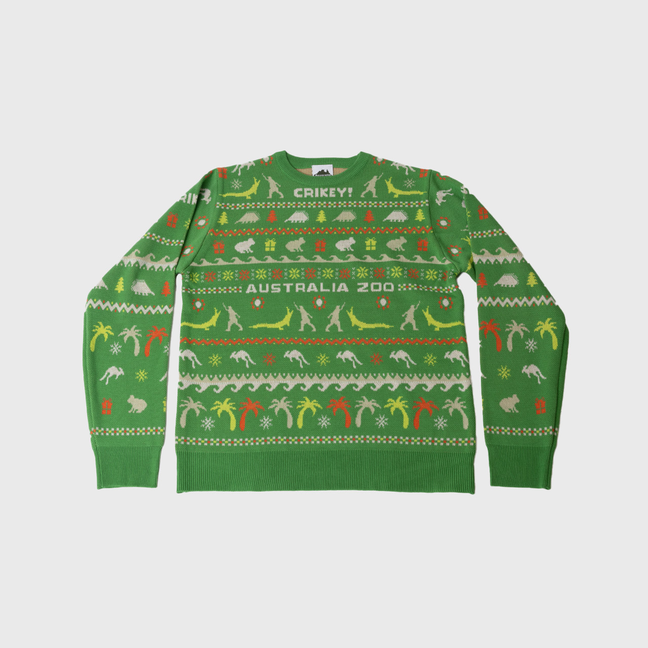 Knitted Christmas Sweater Green