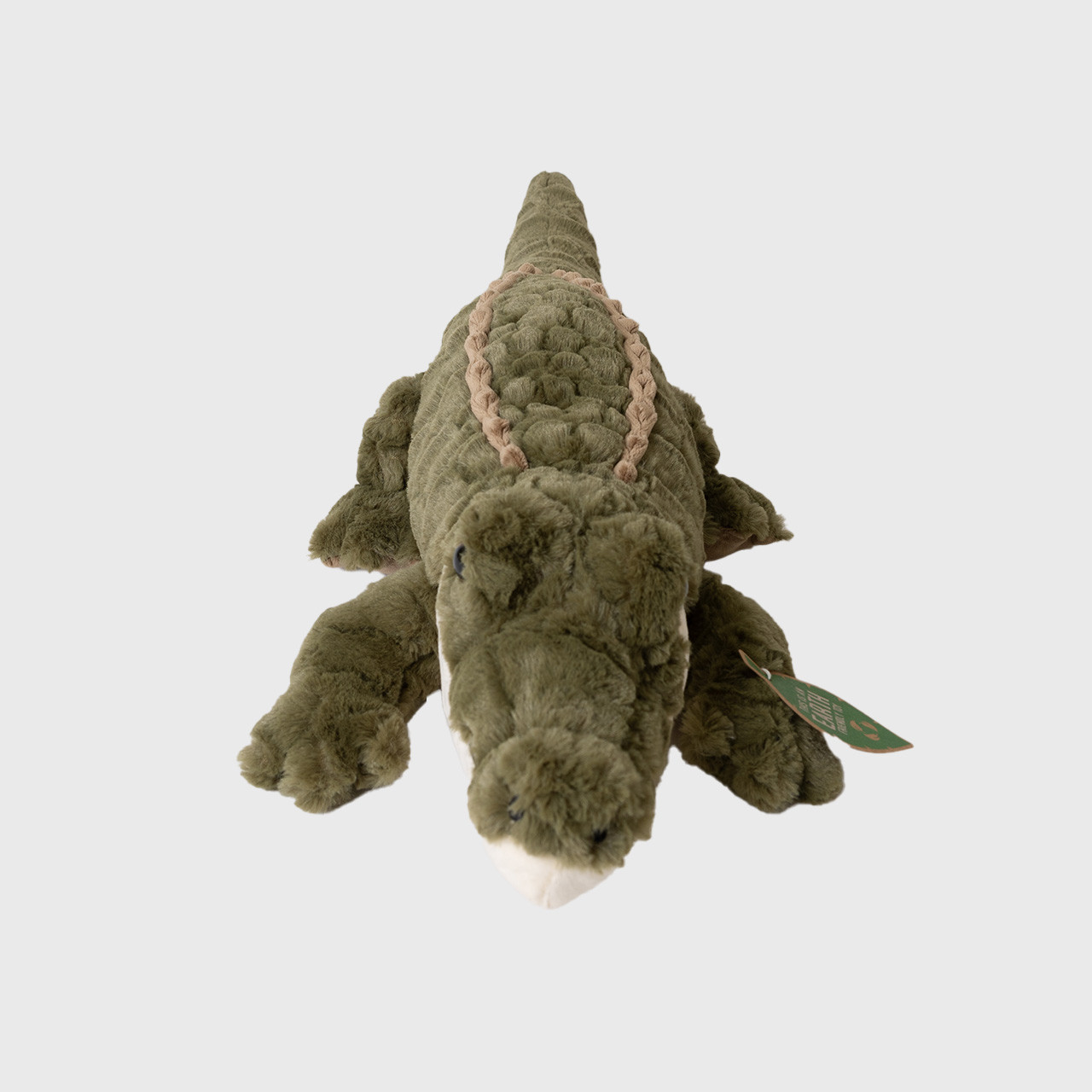 Earthkins Plush - Embroidered Crocodile