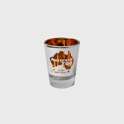 Electro Plated Shot Glass Orange