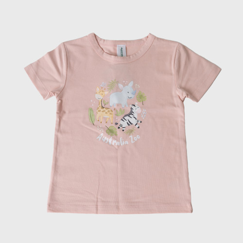 Safari Kids T-Shirt - Blush