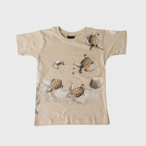 Baby Turtles Kids T-Shirt - Sand