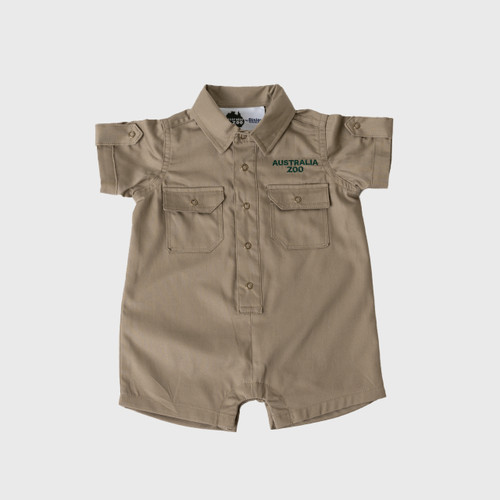 Australia Zoo Baby Romper - Khaki