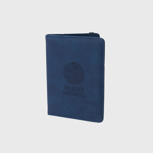 Passport Holder - Wildlife Warriors Blue