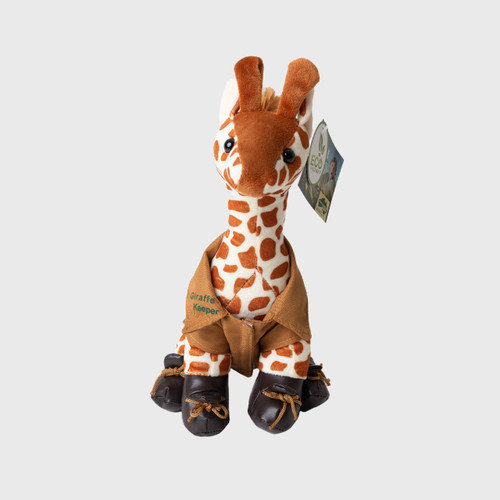 Dressed Giraffe Keeper