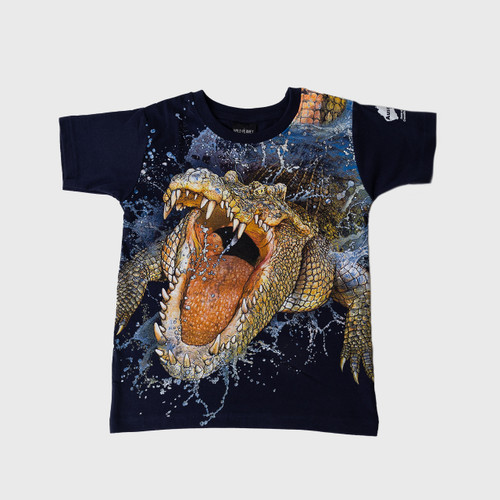 Crocodylus Kids T-Shirt - Navy