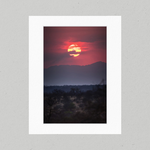 Matte Print 66B - Landscape South Africa Sunset