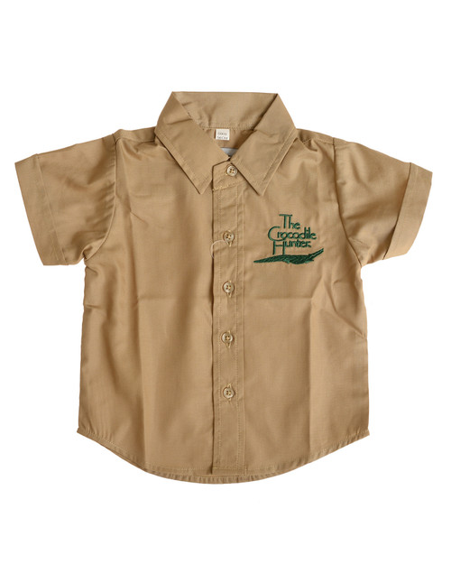 Crocodile Hunter Khaki Shirt Baby Australia Zoo