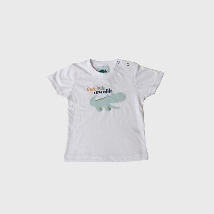 Baby Wildlife Warrior Our Little Crocodile T-Shirt