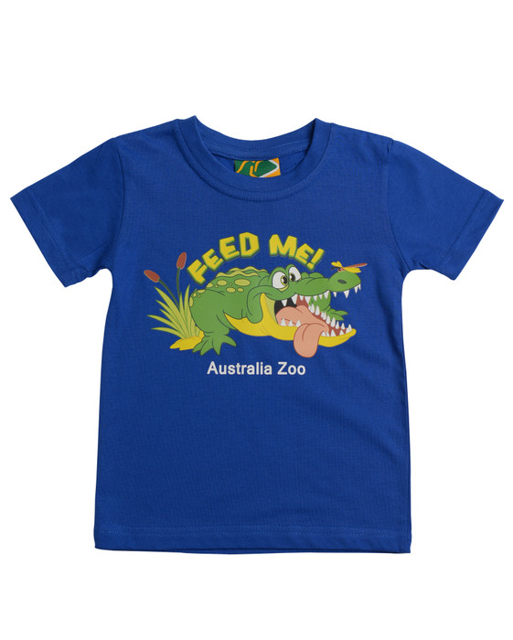 Croc Feed Me T-Shirt Blue Kids