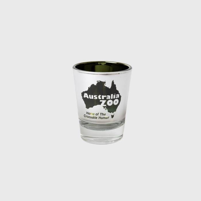 Electro Plated Shot Glass Green
