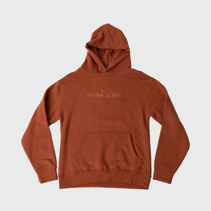 Australia Zoo Established 1970 Hoodie - Clay