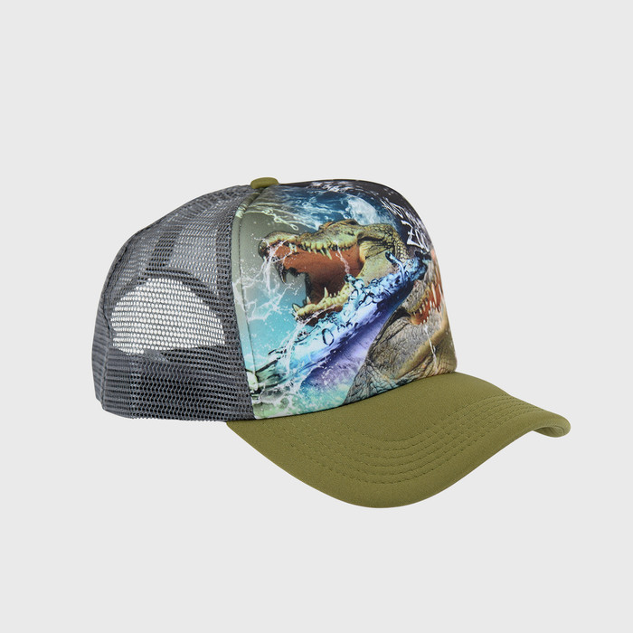 Crocodiles Cap Swamp Green