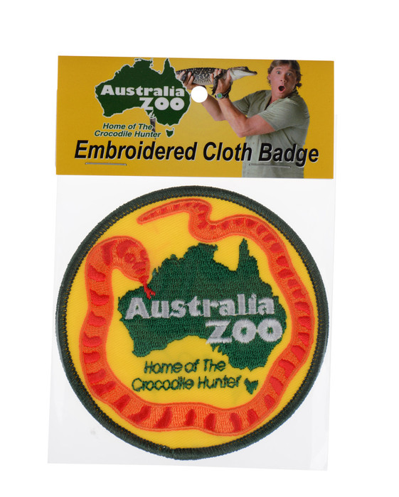 Australia Zoo - Snake Embroidered Cloth Badge