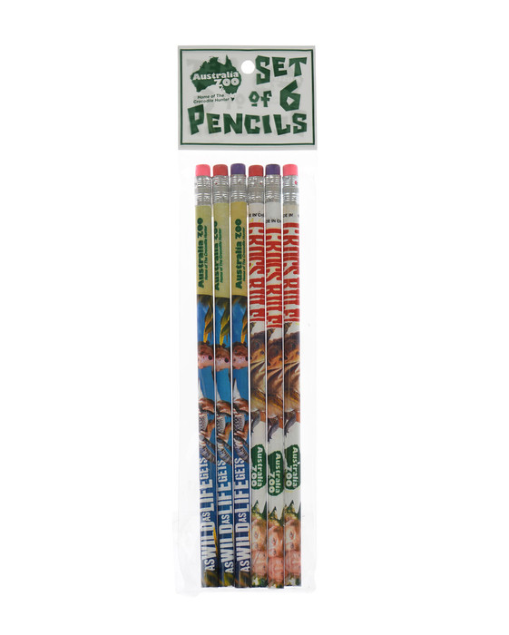 Australia Zoo Set of Six Pencils
