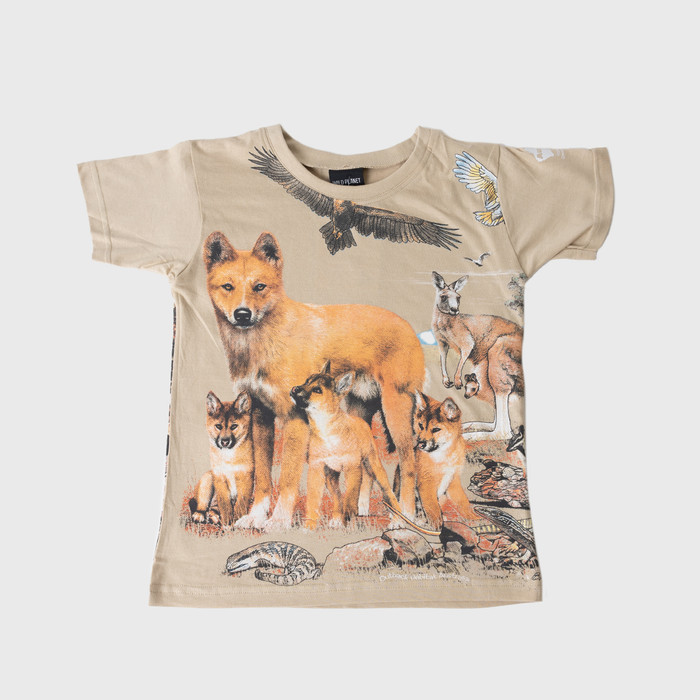 Outback Habitat Kids T-Shirt - Sand Outback Habitat Kids T-Shirt - Sand