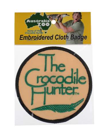 The Crocodile Hunter Embroidered Cloth Badge