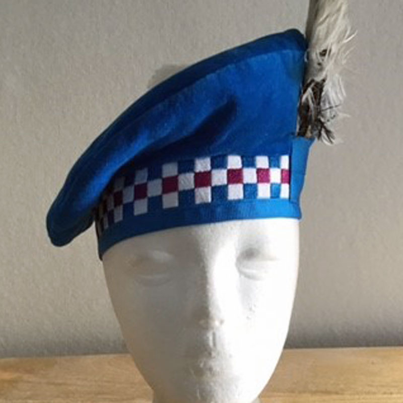 Blue Highland Dancing Hat