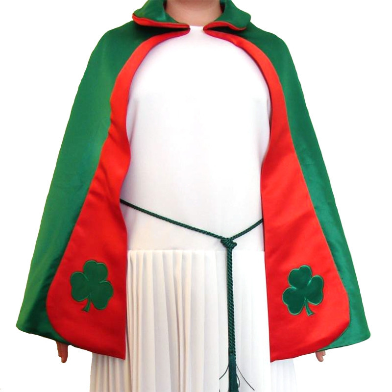 Irish Jig Cape by PW Dancewear (Green and Red)