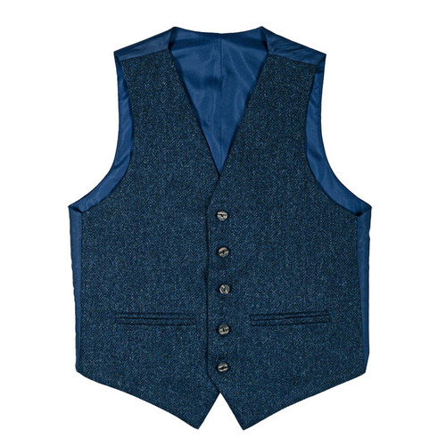 pois ポワ　Tweed vest ツイードベスト【blue】 SLY | GRAIN TWEED VEST-BE (その他アウター ) |SHEL'TTER WEBSTORE