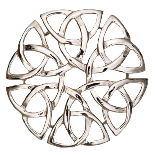 Celtic Knotwork Triune Brooch