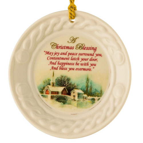 Galway Crystal Irish Blessing Latte Pair