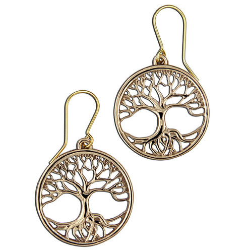 Tree of Life Ear Rings (Bronze) Drop