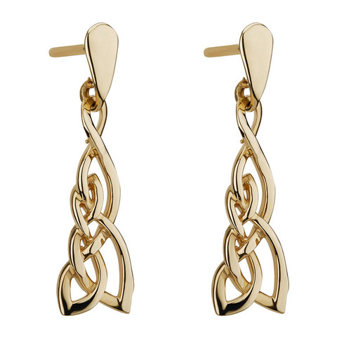 Celtic Knots Ear Rings (9 Kt Gold)