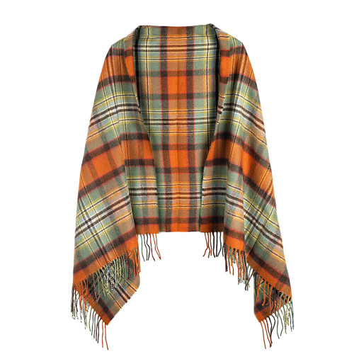 Dundee Old Weathered Tartan Lambswool Stole