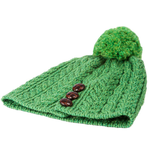 Pom Pom Hat Kiwi Green