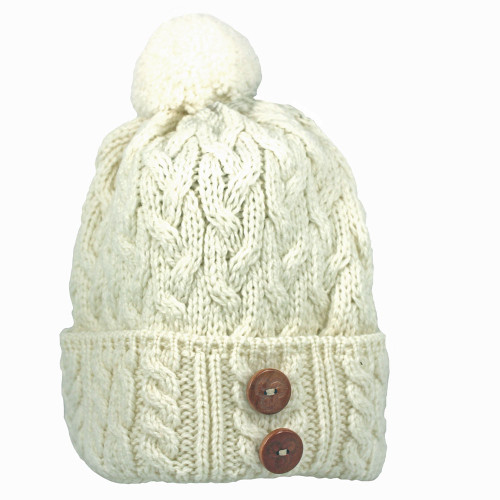 Supersoft Hat with Buttons Classic