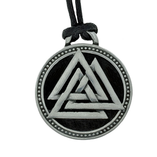 Viking Valknut Pewter Pendant