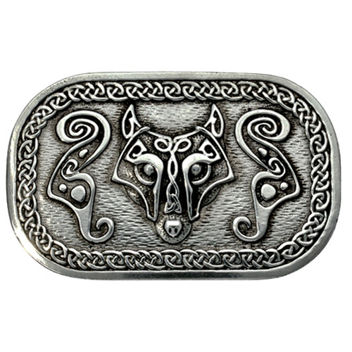 Viking Wolf Belt Buckle