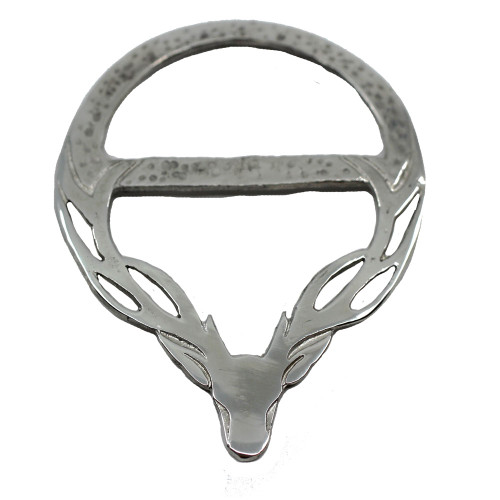 Stag's Head Scarf Ring