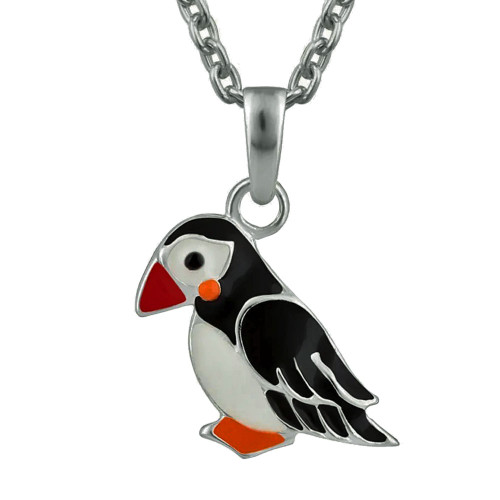 Scottish Peggy Puffin Necklace