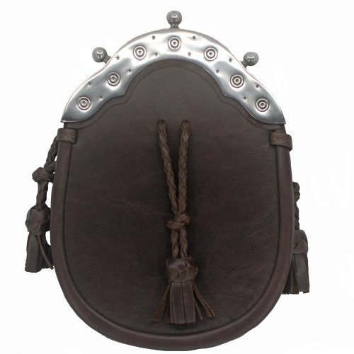 The Baron Victorian Style Brown Leather Sporran