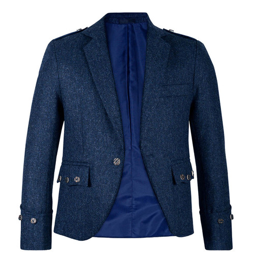 Fisherman's Blue Tweed Vest
