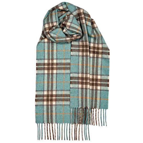 Thomson Opal Tartan Cashmere Scarf
