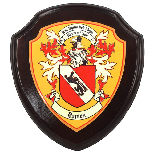 Welsh Name Davies Wall Shield