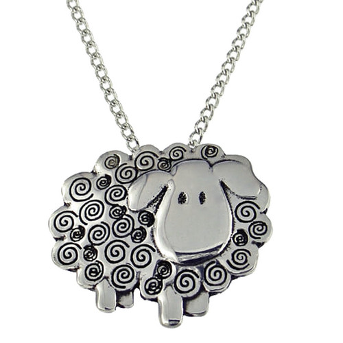 Pewter Celtic Sheep Pendant Pewter Celtic Sheep Pendant