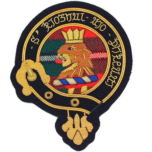 Clan MacGregor Embroidered Badge