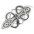 Bow Shaped Celtic Hair Slide