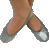 Pewter Colour Duchess Super-Shock Pumps