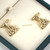 Fancy Trinity Cuff Links Gold Plate