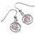 Sterling Silver Mackintosh Rose Ear Rings
