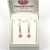 Mackintosh Bar & Rose Ear Rings 