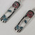 Mackintosh Glasgow Rose & Leaf Coil Ear Rings