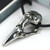 Raven Skull Pewter Pendant