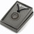 Solid pewter pendant with Runic alphabet