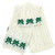 Shamrock Scarf White/Kiwi