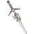 Claidhmhor Lion Kilt Pin